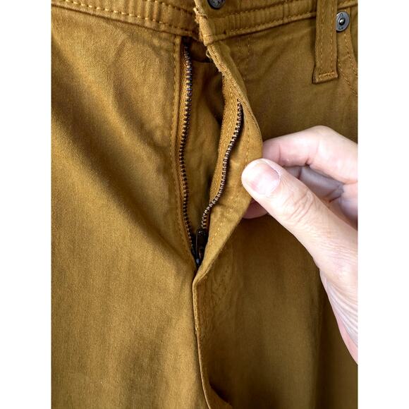 NWOT AG Adriano Goldschmied Graduate 32 x 32 Men's Warm Tan Gold Jeans - Picture 3 of 8